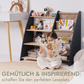 2in1 Montessori-Regal für Kleinkinder – Bücher & Spielzeug-4