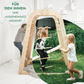 6in1 Indoor Spielplatz für Kinder: Klettergerüst mit Kletternetz, Rutsche, Gymnastikringe, Hängende Leiter und Disc-Schaukel – Beige-3