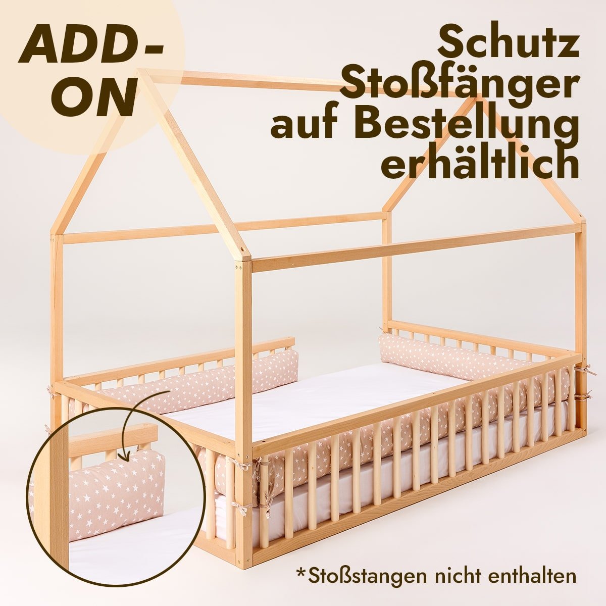 Hausbett Montessori für Kinder und Kleinkinder ab 1 Jahr-3
