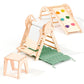 Montessori 4in1 Kletterdreieck für Babys: Pikler-Dreieck, Kletterbogen, Rutschbrett und Kissen für Kleinkinder (1–3 Jahre)-9